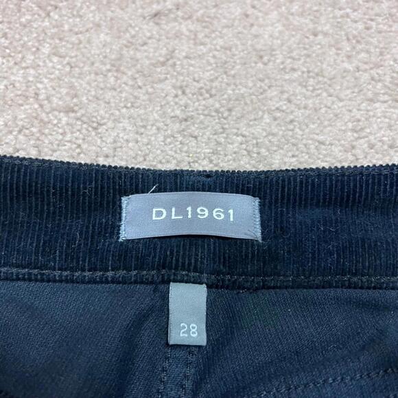 DL1961 Corduroy Pants Farrow High Rise Skinny Blue Size 28 Pockets - Picture 11 of 14